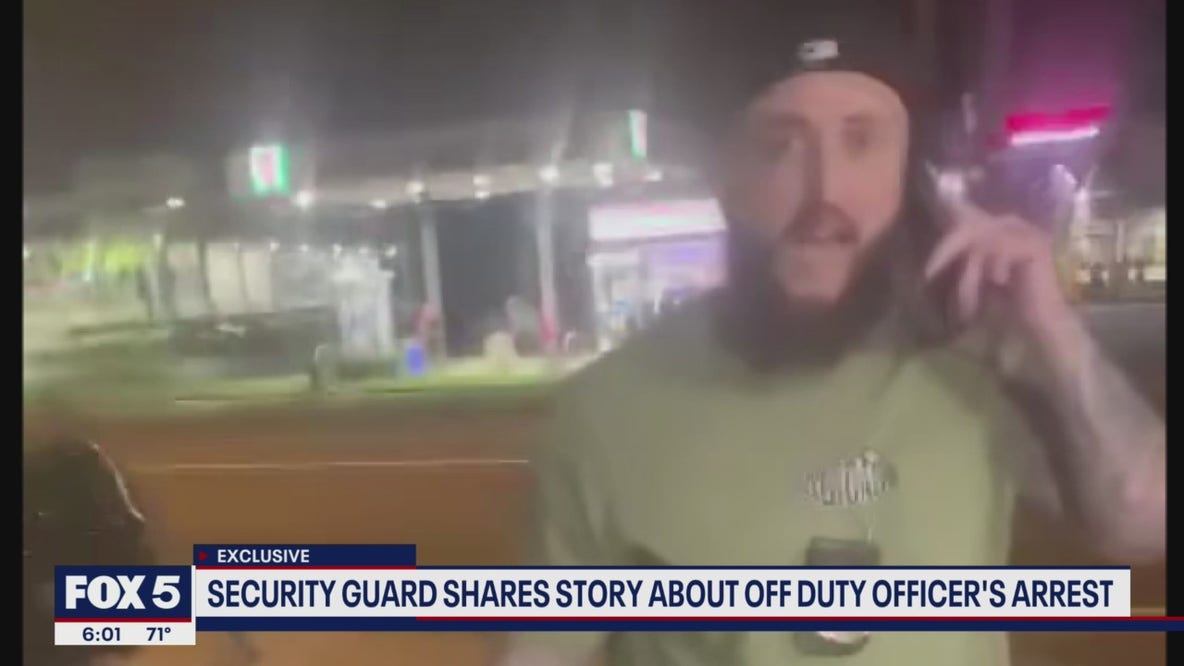 EXCLUSIVE: Security guard describes alleged assault by off-duty DC Police Officer